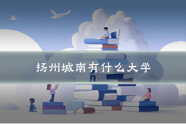 扬州城南有什么大学
