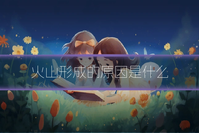 火山形成的原因是什么