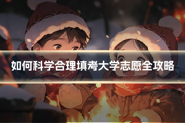 如何科学合理填考大学志愿全攻略