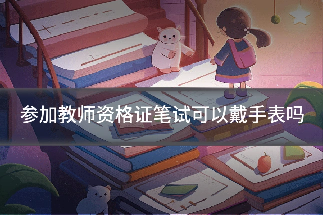 参加教师资格证笔试可以戴手表吗