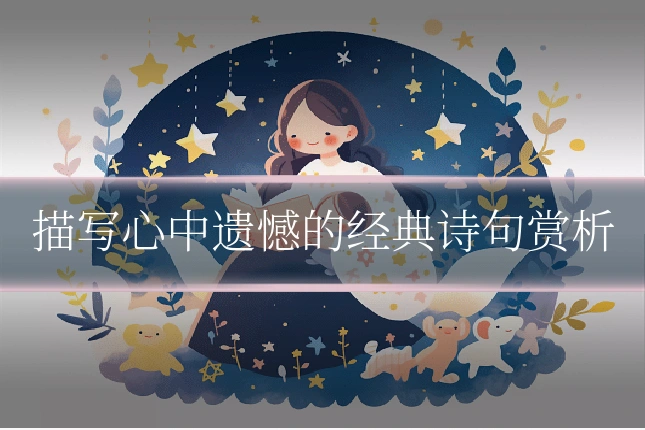 描写心中遗憾的经典诗句赏析