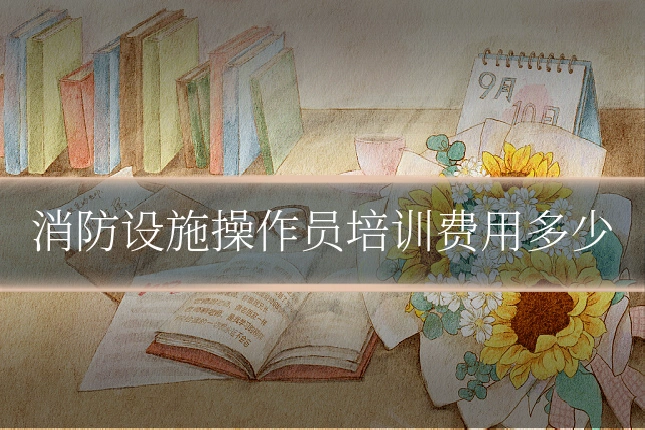 消防设施操作员培训费用多少