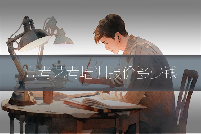 高考艺考培训报价多少钱