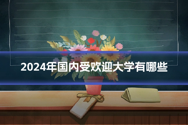 2024年国内受欢迎大学有哪些