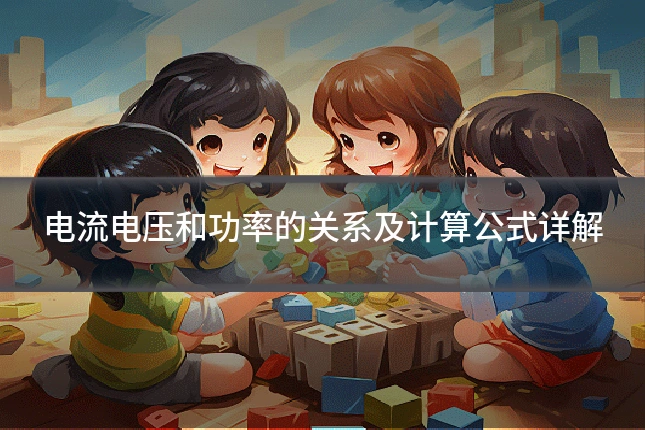 电流电压和功率的关系及计算公式详解