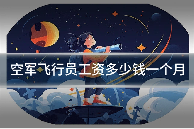 空军飞行员工资多少钱一个月