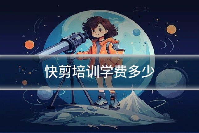 快剪培训学费多少