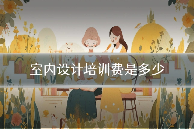 室内设计培训费是多少