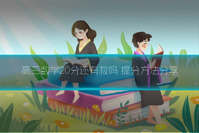 高三数学20分还有救吗 提分方法分享
