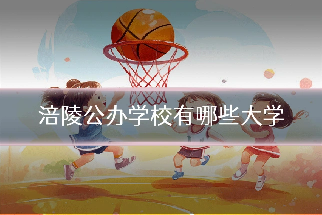 涪陵公办学校有哪些大学