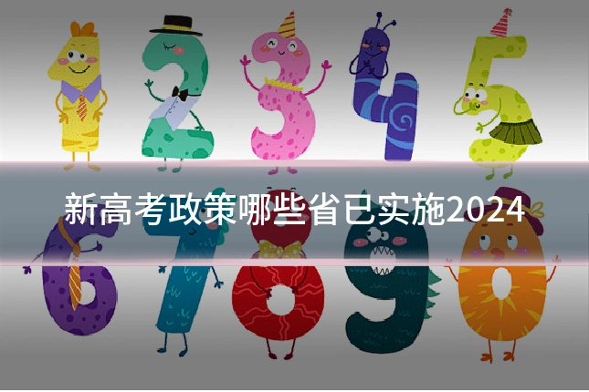 新高考政策哪些省已实施2024