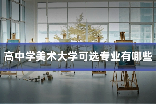 高中学美术大学可选专业有哪些