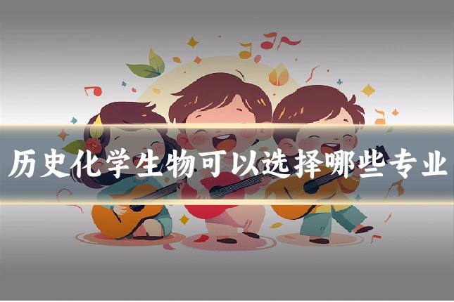 历史化学生物可以选择哪些专业