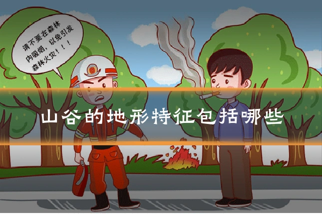 山谷的地形特征包括哪些