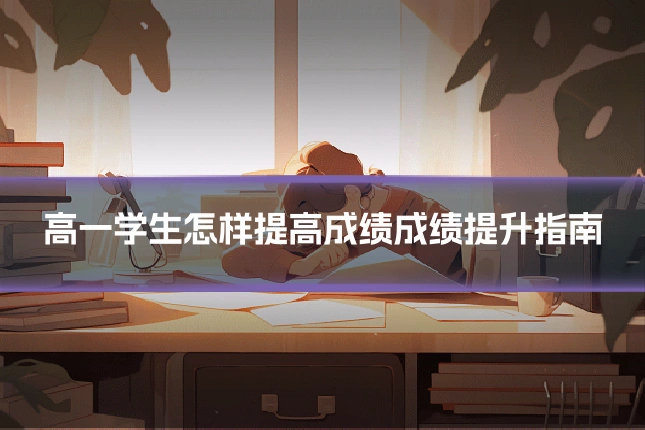 高一学生怎样提高成绩成绩提升指南