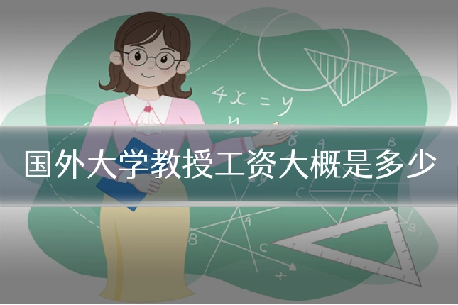 国外大学教授工资大概是多少