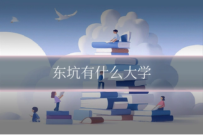 东坑有什么大学