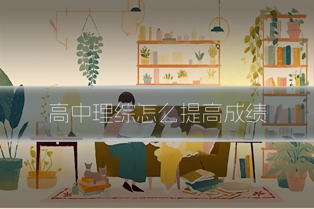 高中理综怎么提高成绩