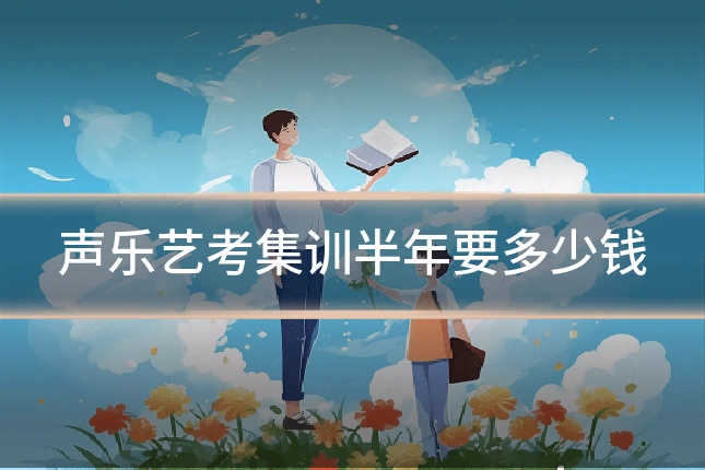 声乐艺考集训半年要多少钱