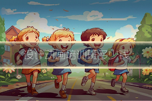 设计动画培训班多少钱