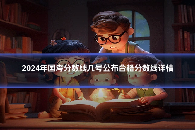 2024年国考分数线几号公布合格分数线详情