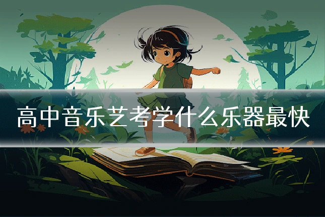 高中音乐艺考学什么乐器最快