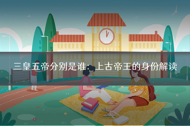 三皇五帝分别是谁：上古帝王的身份解读