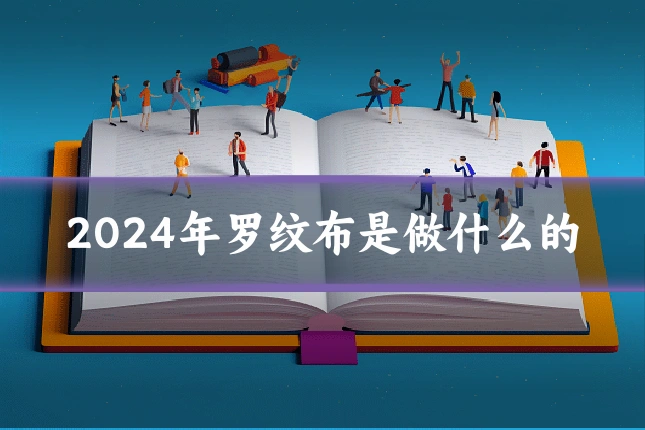2024年罗纹布是做什么的