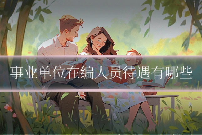 事业单位在编人员待遇有哪些