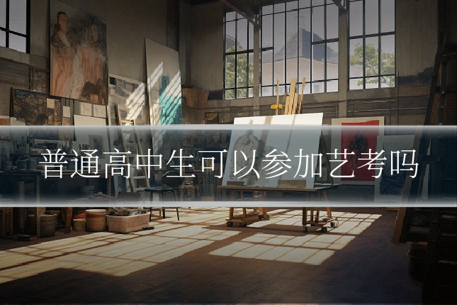 普通高中生可以参加艺考吗