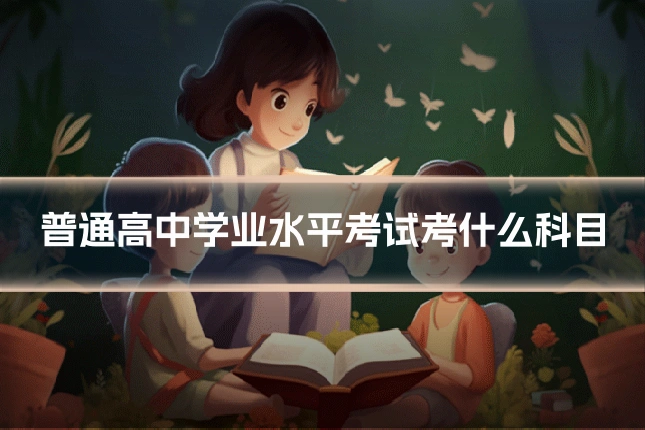 普通高中学业水平考试考什么科目