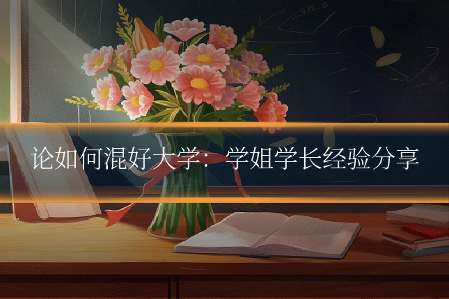 论如何混好大学：学姐学长经验分享