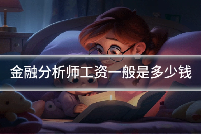金融分析师工资一般是多少钱