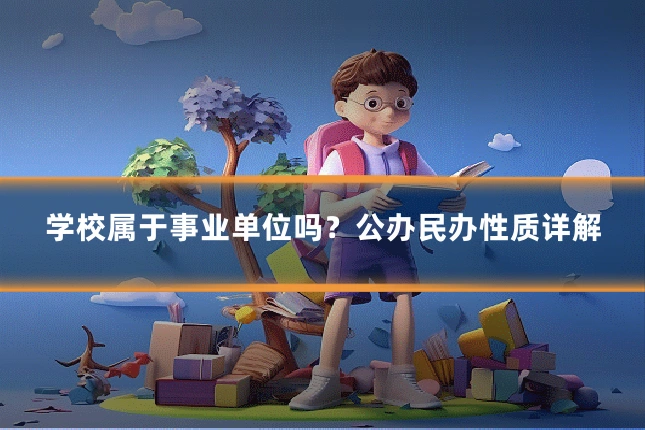 学校属于事业单位吗？公办民办性质详解