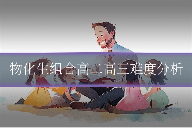 物化生组合高二高三难度分析