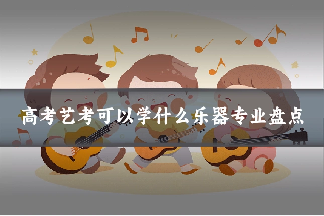 高考艺考可以学什么乐器专业盘点