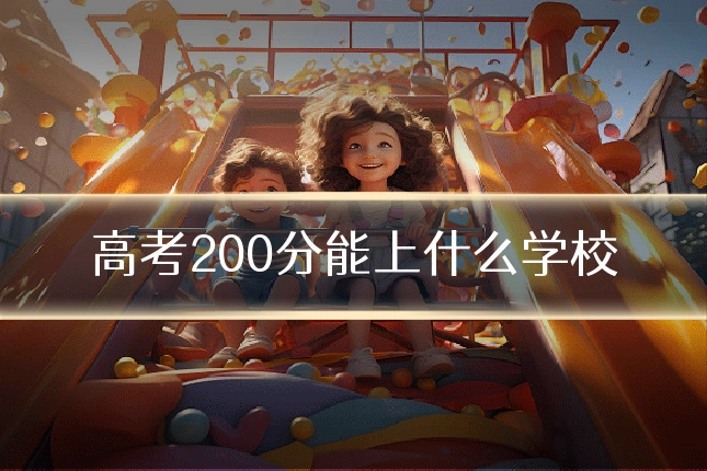 高考200分能上什么学校