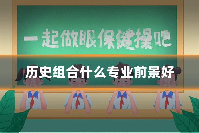 历史组合什么专业前景好