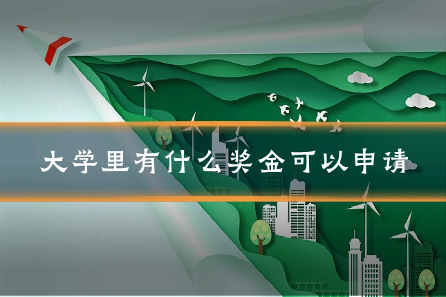 大学里有什么奖金可以申请