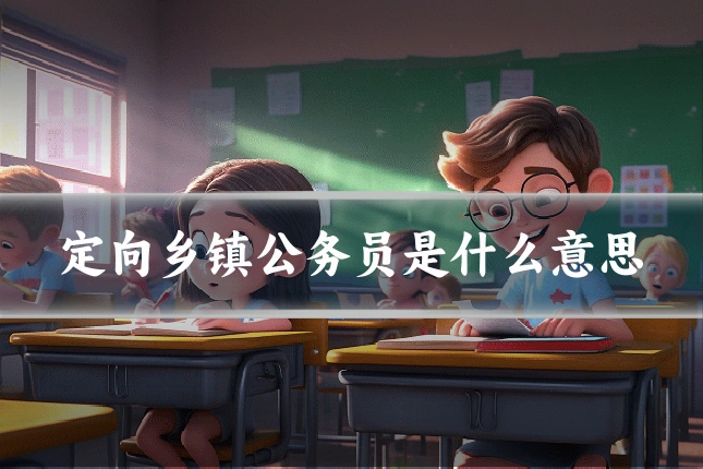 定向乡镇公务员是什么意思