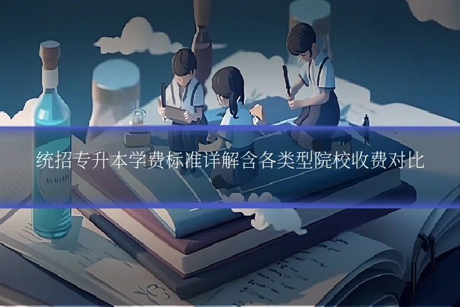 统招专升本学费标准详解含各类型院校收费对比