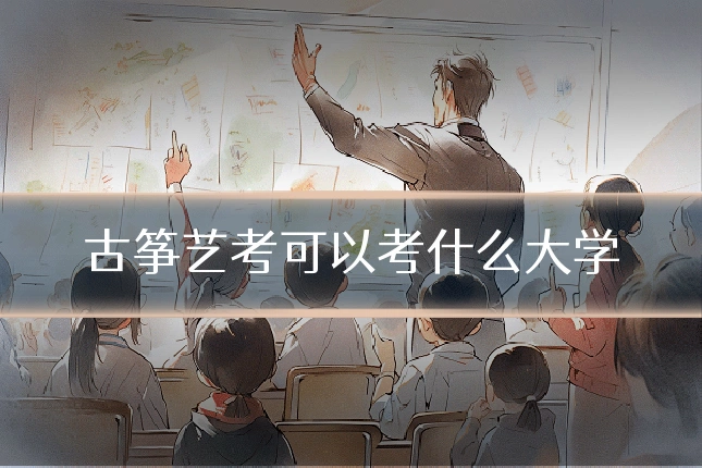 古筝艺考可以考什么大学