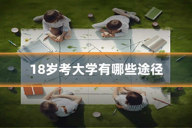 18岁考大学有哪些途径