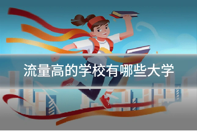 流量高的学校有哪些大学