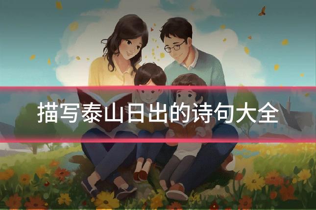 描写泰山日出的诗句大全