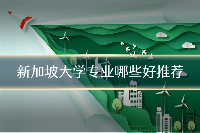新加坡大学专业哪些好推荐