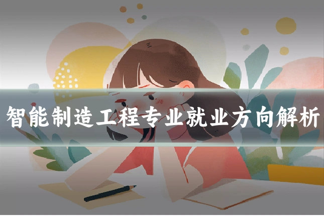 智能制造工程专业就业方向解析