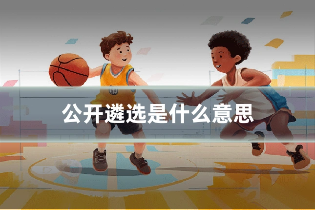 公开遴选是什么意思
