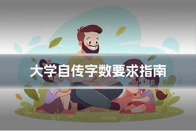 大学自传字数要求指南