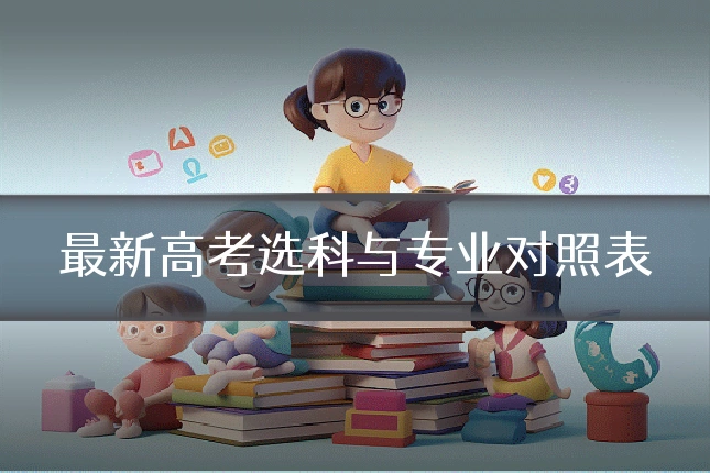 最新高考选科与专业对照表